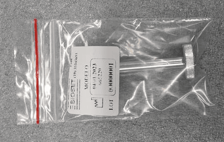 Trava para handpiece IPL (ajuste de energia) anodizado