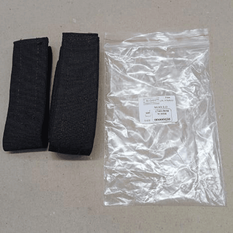 Conjunto cintas elásticas com velcro (2 unidades)