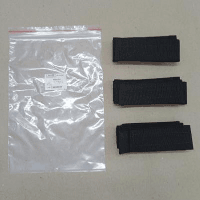 Conjunto cintas elásticas com velcro (12 unidades)